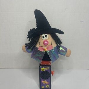 Rare Vintage Dan Dee Goodtime Gang Pop Up Witch Talking Plush WORKS HTF